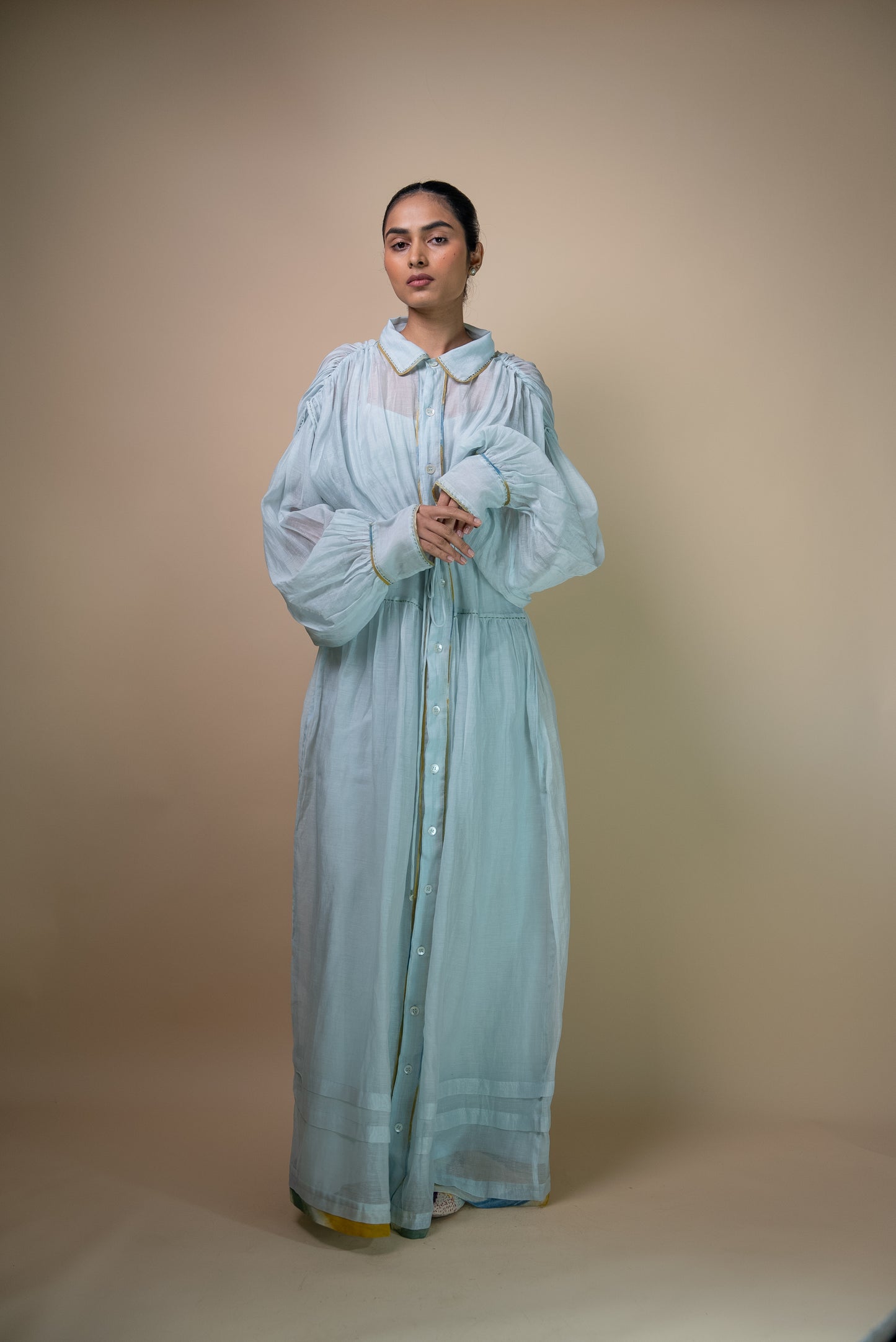 Meadows Chanderi Shirt Dress