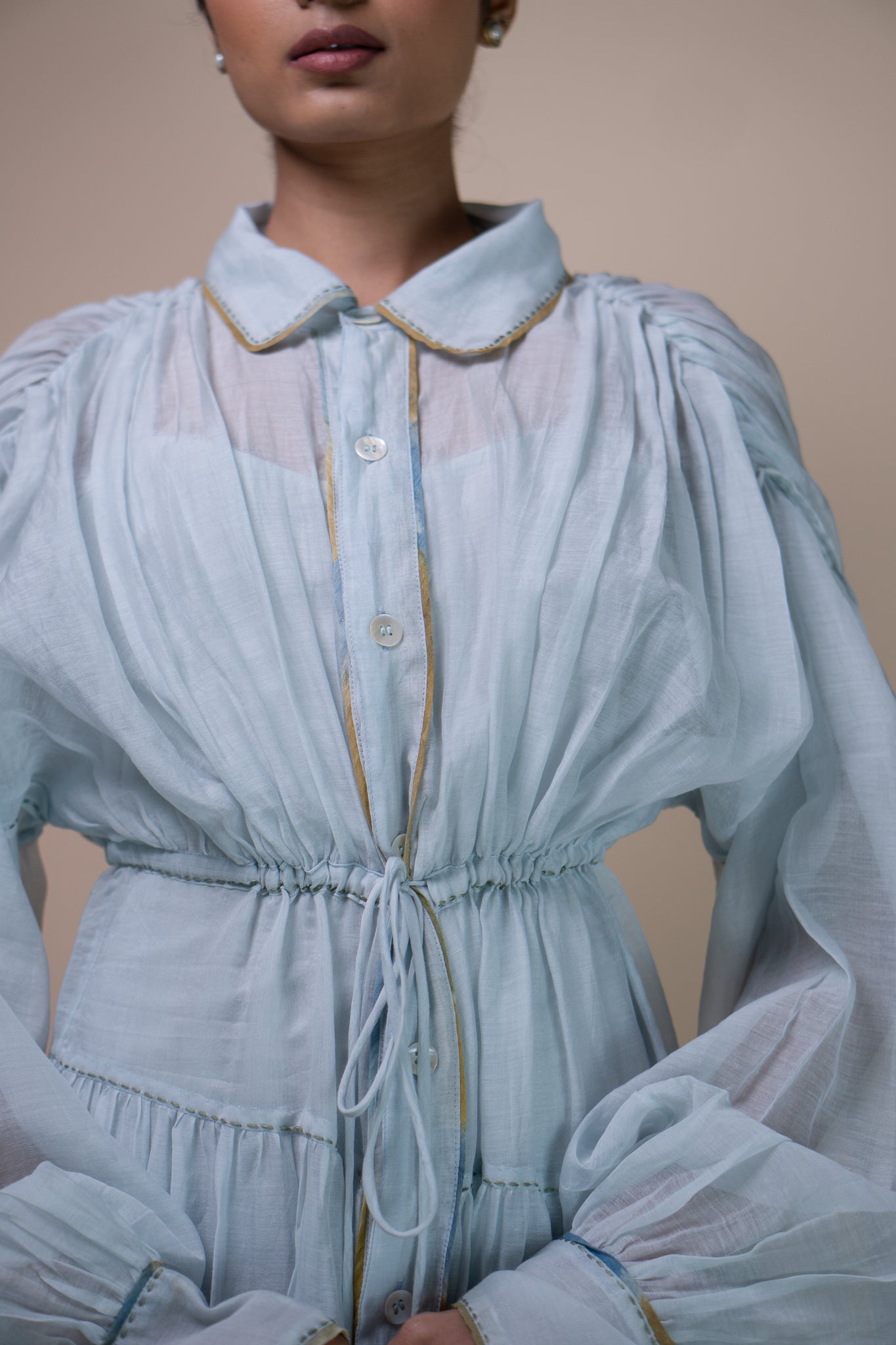 Meadows Chanderi Shirt Dress