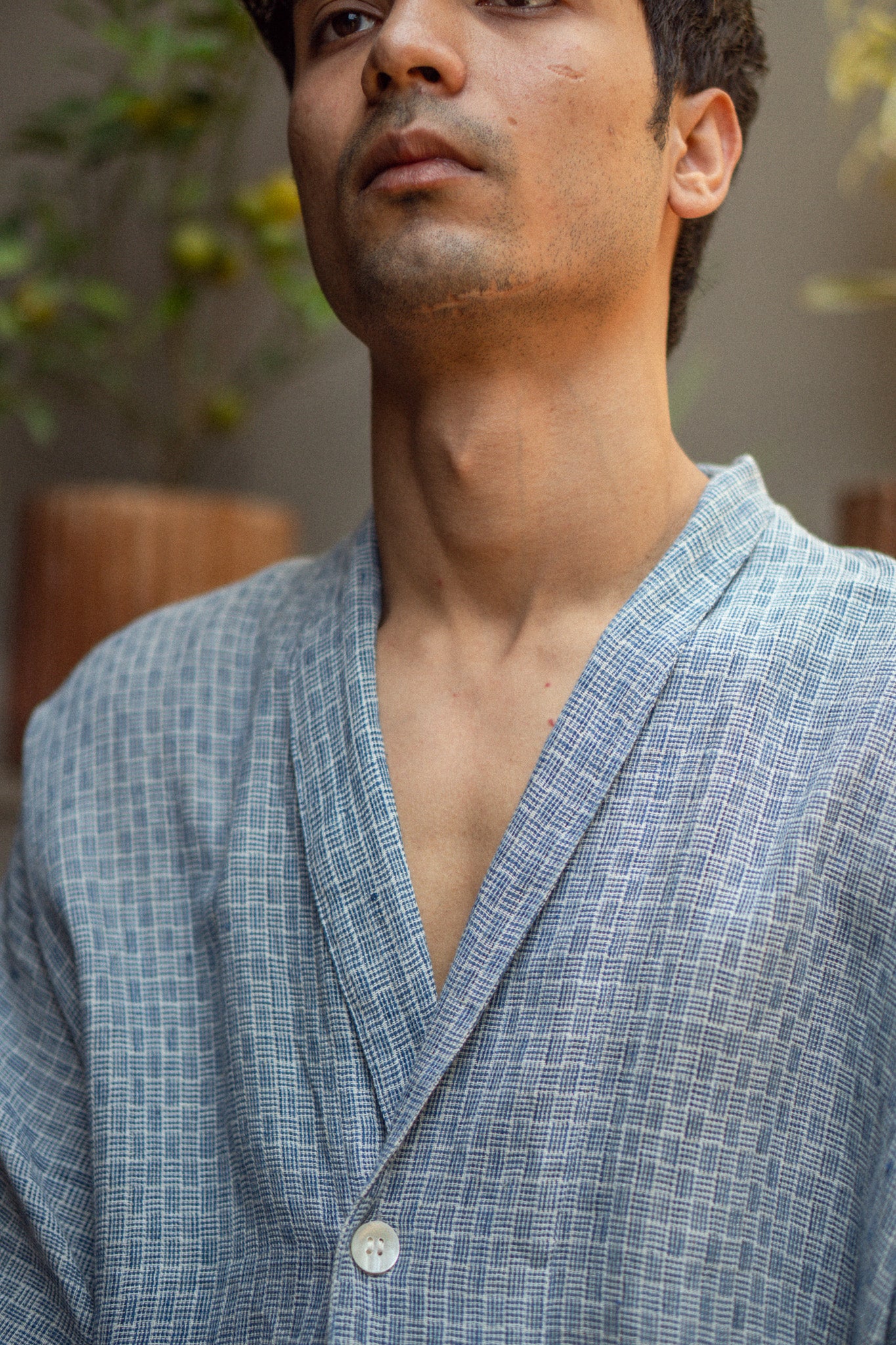 Effortless Edit Kimono Shirt - Indigo