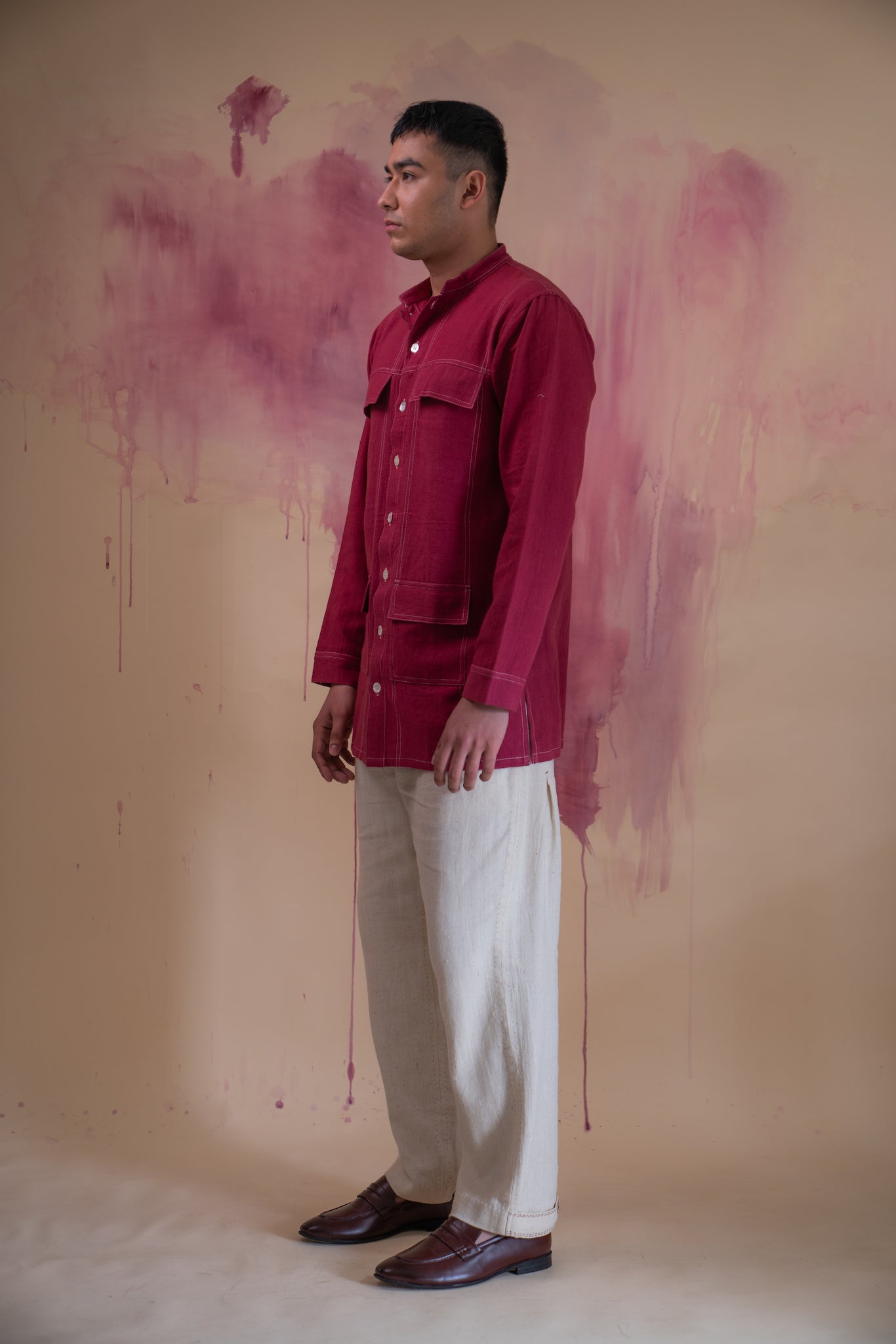 Phosphene Panelled Shirt