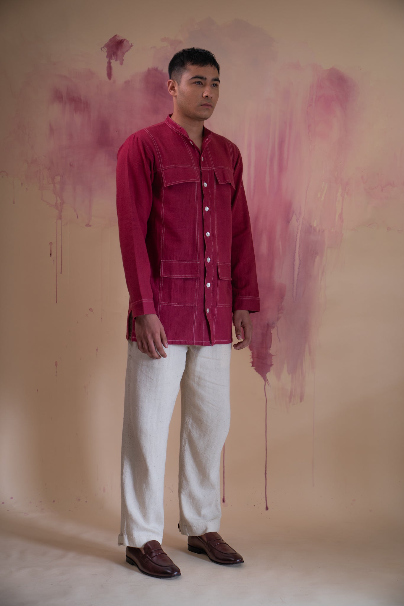 Phosphene Panelled Shirt