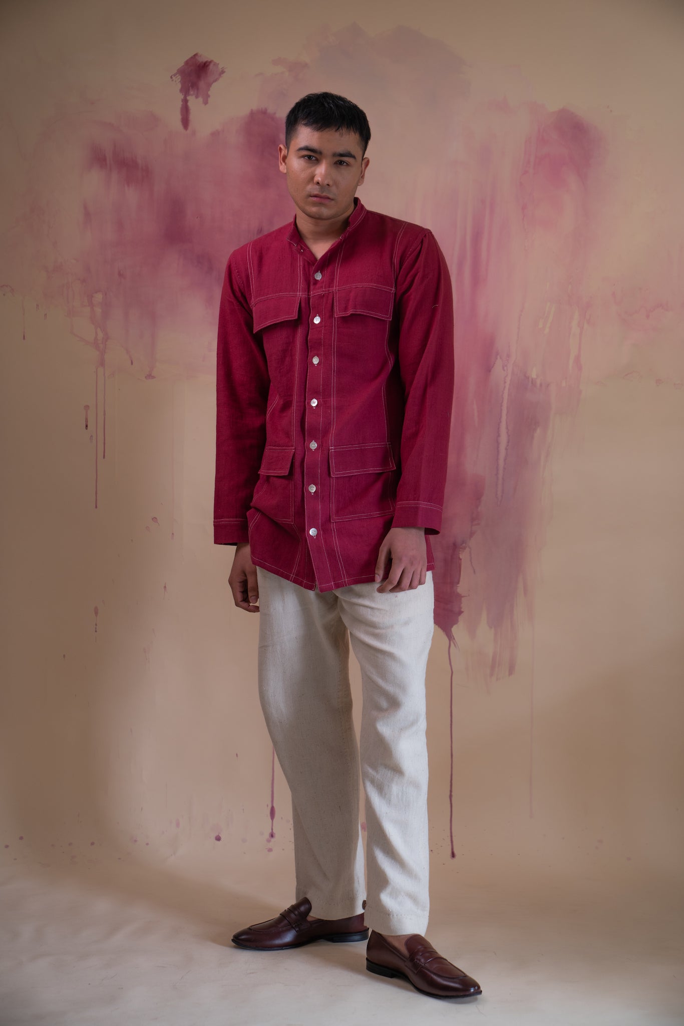 Phosphene Panelled Shirt