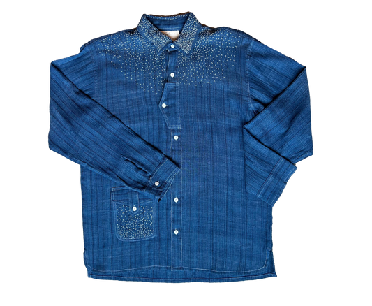 Indigo Shirt- Sample 07- M/L