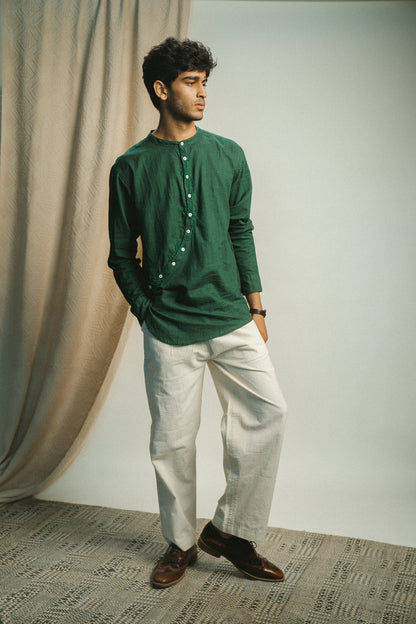 Rewind Angrakha Shirt & Kora Straight Pants