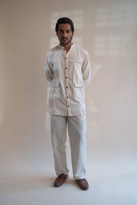 Dawning Panelled Long Shirt