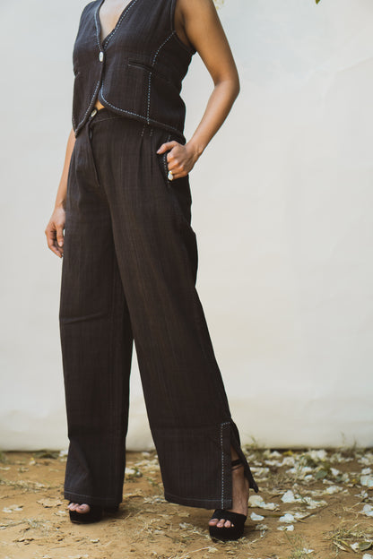 Sonder Waistcoat & Side Slit Pants