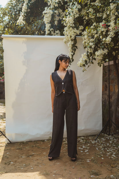 Sonder Waistcoat & Side Slit Pants